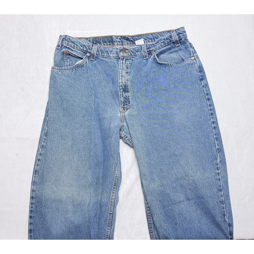 VTG 90s Levi’s 560 Orange Tab Loose Fit Dad Jeans Mens 36 37W x 31 USA blue